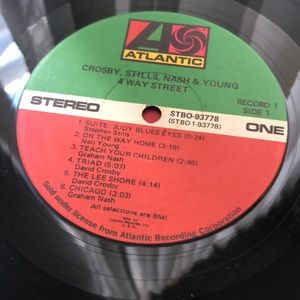 Crosby Stills Nash And Young 4 Way Street Double Vinyl Lp Set '71